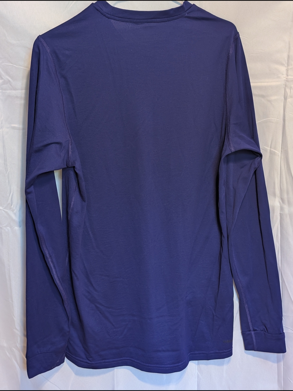 adidas Long-Sleeve Creator Tee in Purple with White Logo - Picture 2 of 6